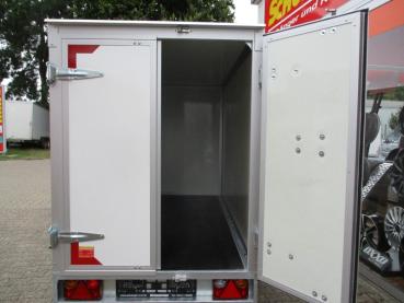 Kofferanhänger 750kg 252x128x150cm 100km/h Bescheinigung, Stützrad,